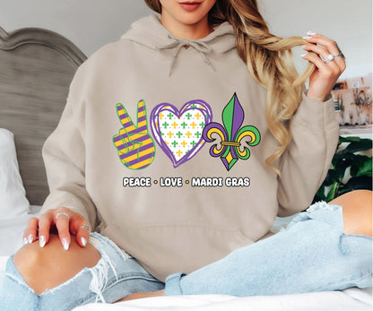 Mardi Gras Hoodie – Fat Tuesday Party Outfit