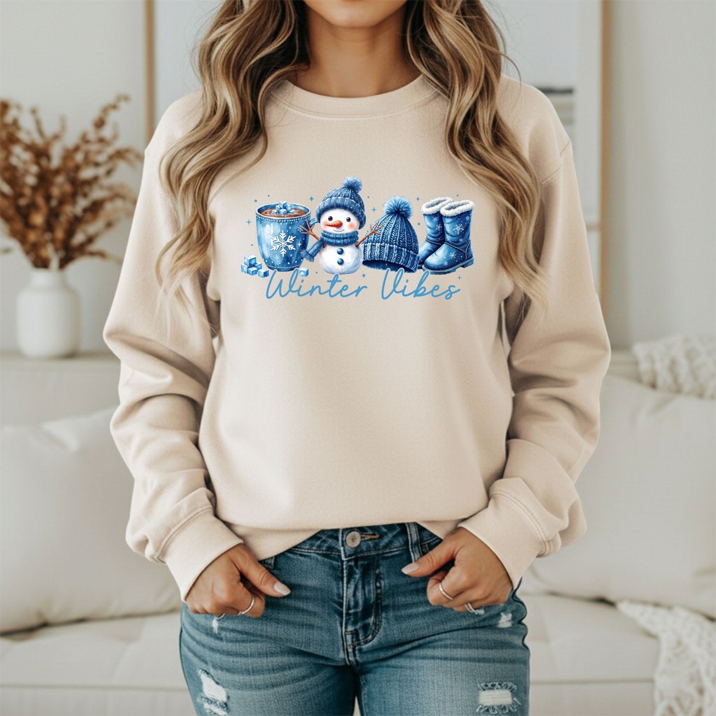 Winter Snow Mood Sweatshirt – Cozy Seasonal Graphic