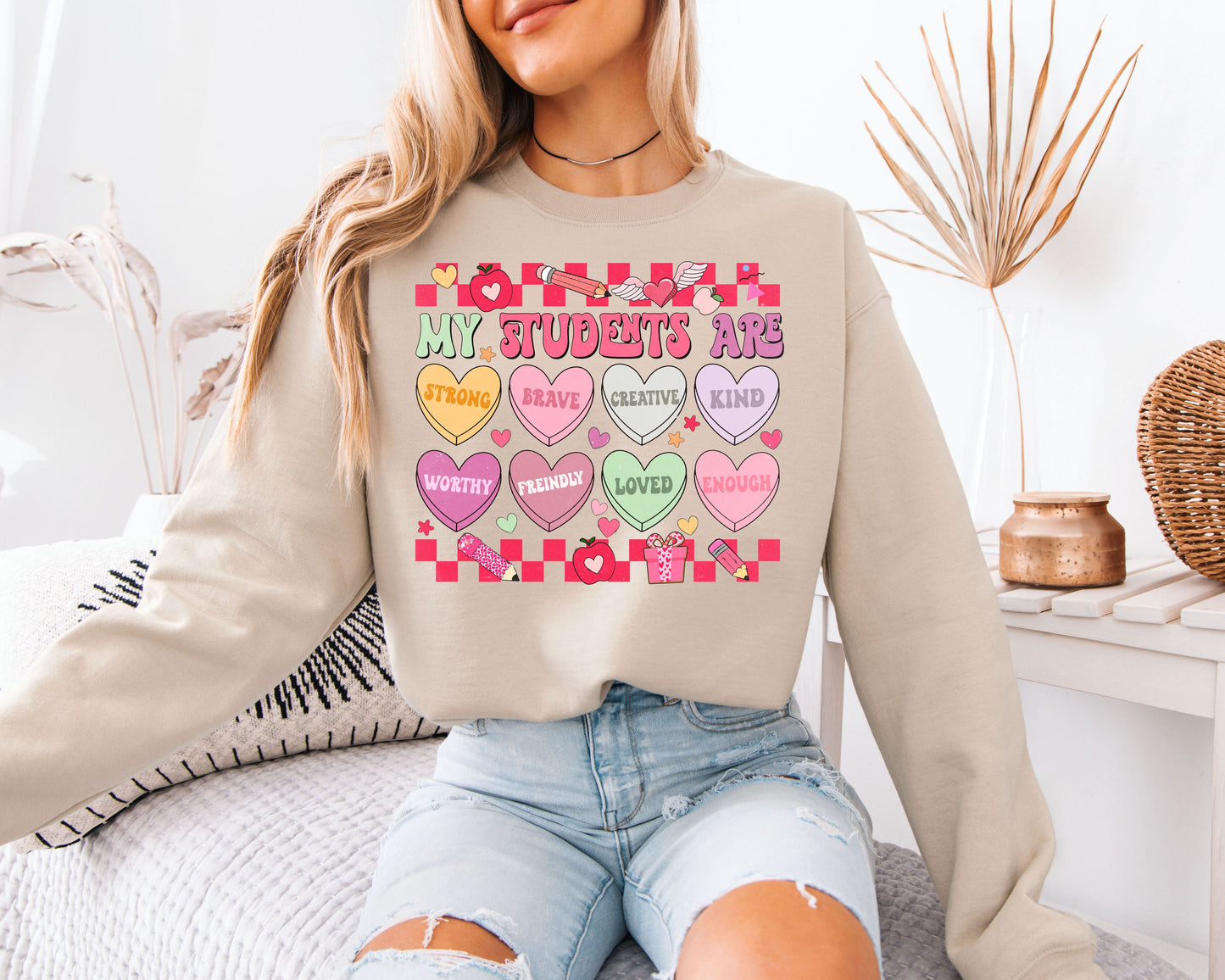 LOVED John 3:16 Sweatshirt | Distressed Varsity Christian Crewneck | Bible Verse Valentine Gift (Copy) (Copy)