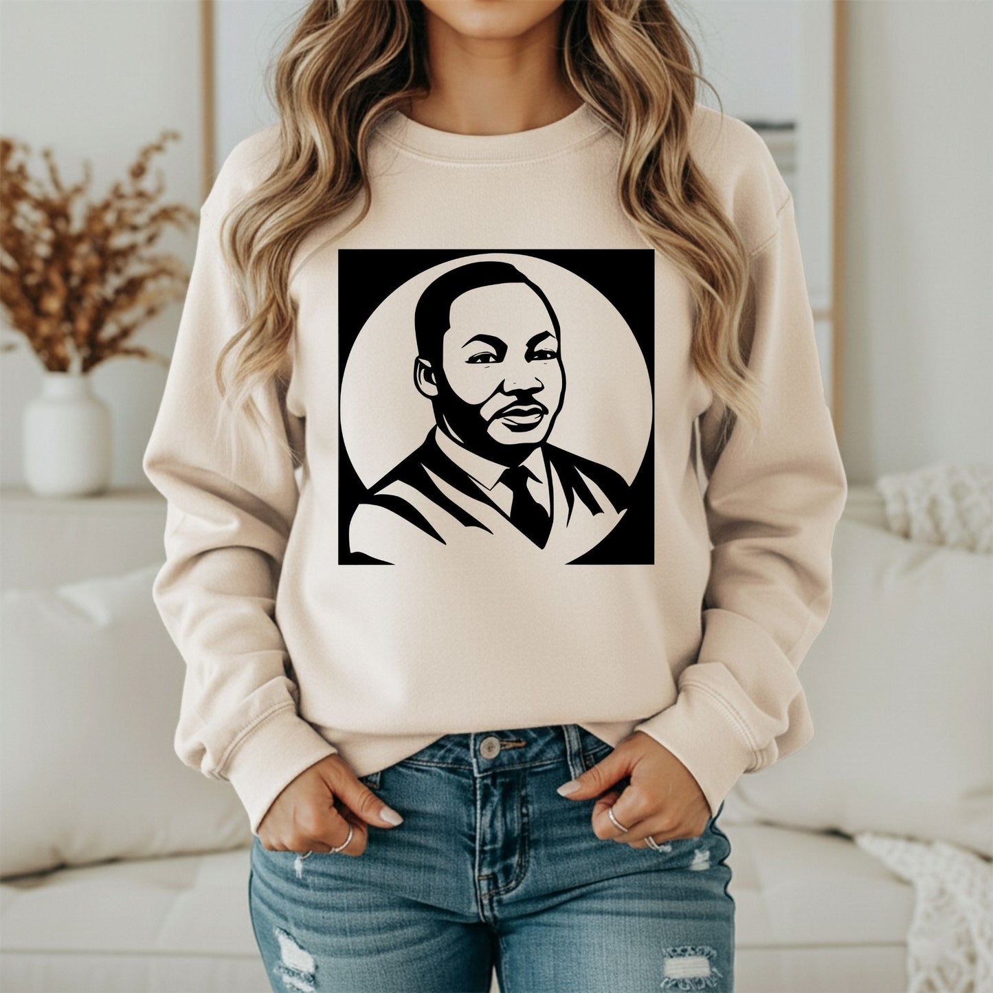 MLK Peaceful Resistance Sweatshirt – Justice Message