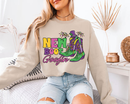 Vibrant Carnival Mardi Gras Sweatshirt