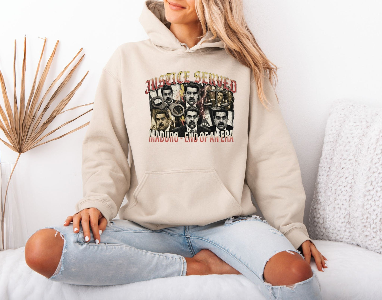 Maduro Arrest Hoodie – Democracy and Justice Protest Statement