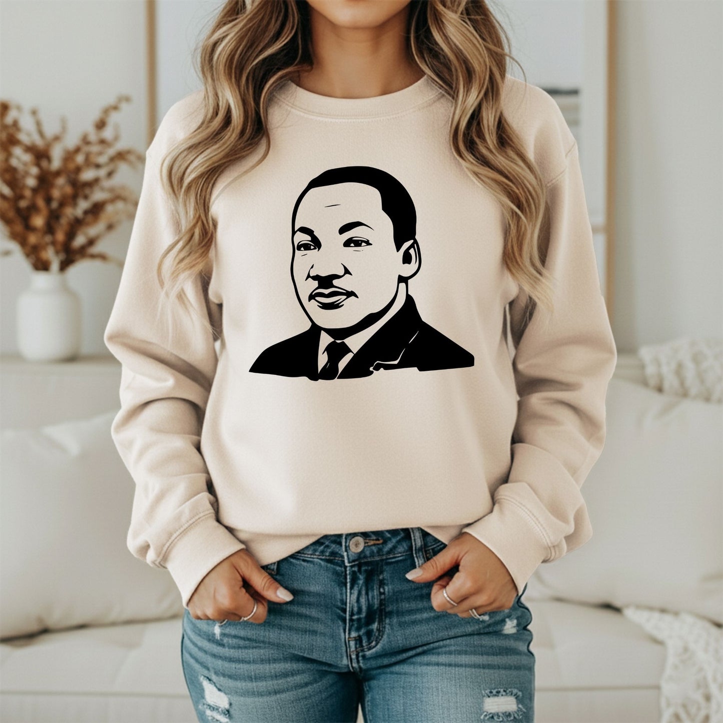 MLK Unity Sweatshirt – Civil Rights Symbol Graphic