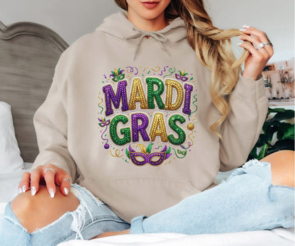 Mardi Gras Hoodie – Fun Fat Tuesday Hoodie