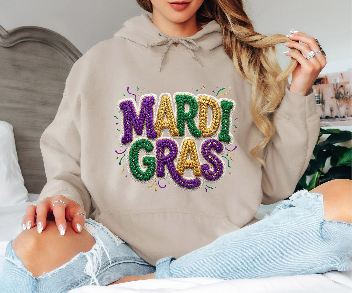 Mardi Gras Hoodie – Bold Carnival Energy