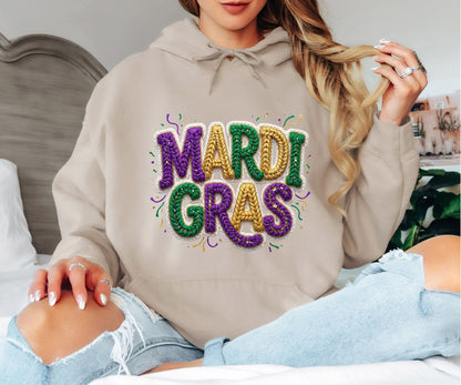 Mardi Gras Hoodie – Bold Carnival Energy