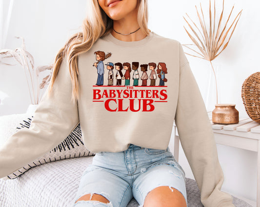 The Babysitters Club Graphic Sweatshirt – Retro Book Lover Unisex Pullover, Cozy Aesthetic Fan Sweatshirt