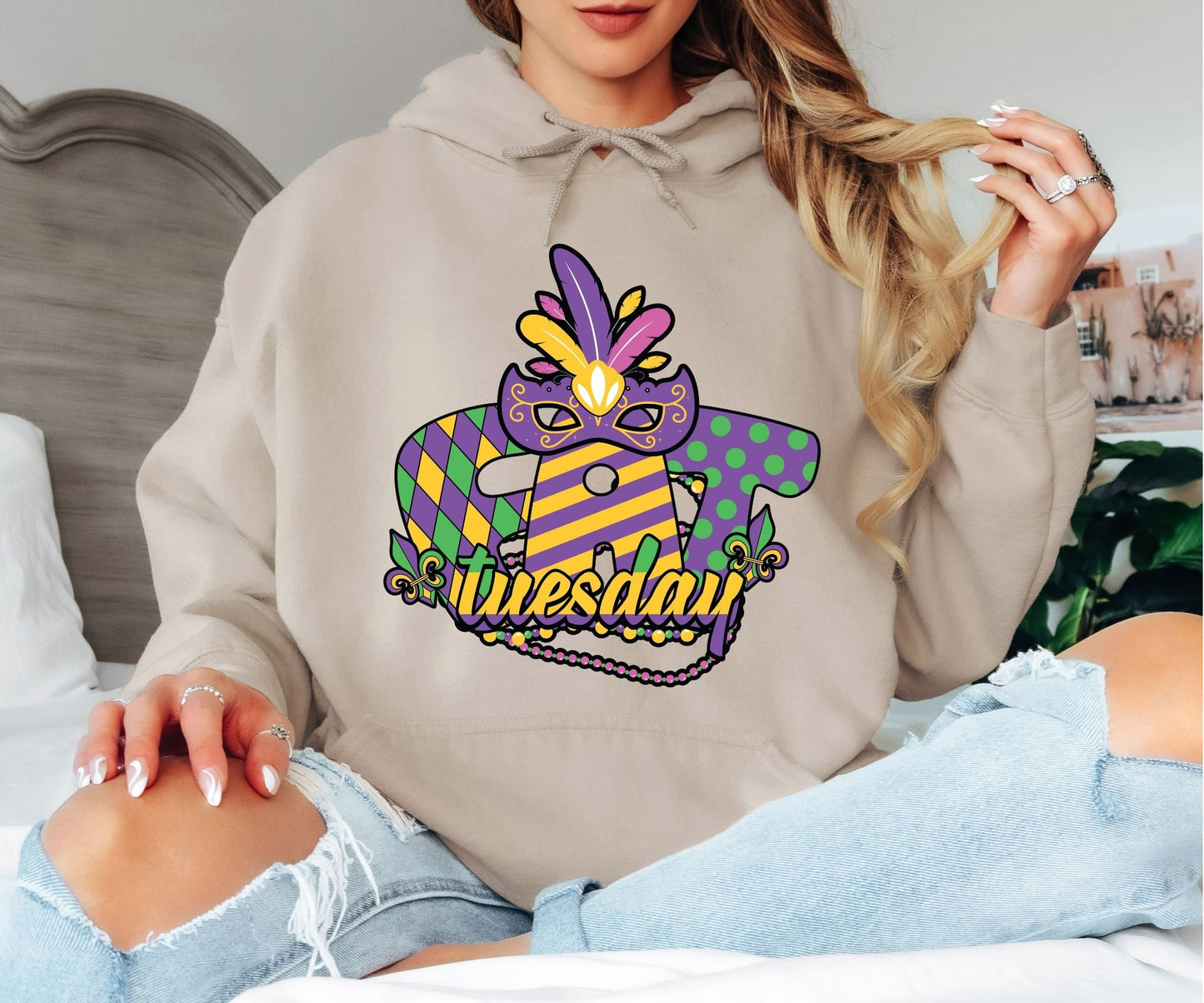 Mardi Gras Hoodie – Carnival Graphic Hoodie