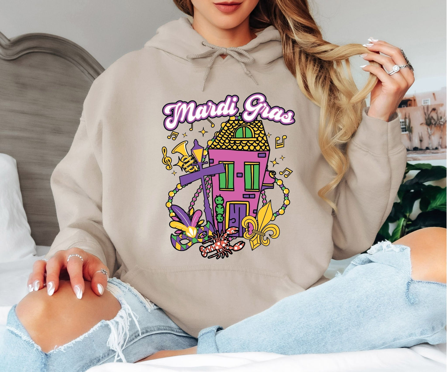 Mardi Gras Hoodie – Carnival Graphic Streetwear