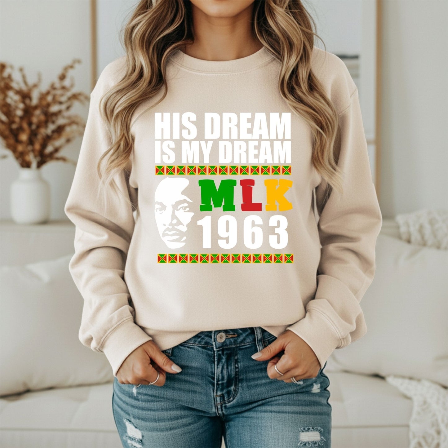 Martin Luther King Jr. Peaceful Change Sweatshirt – Inspirational Quote