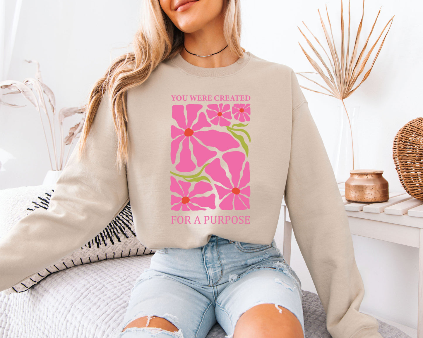 Spring Meadow Blooms Hoodie – Wild Garden Graphic Sweatshirt, Nature Lover Gift, Comfortable Everyday Floral Pullover