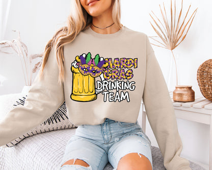 Mardi Gras Inspired Festival Crewneck