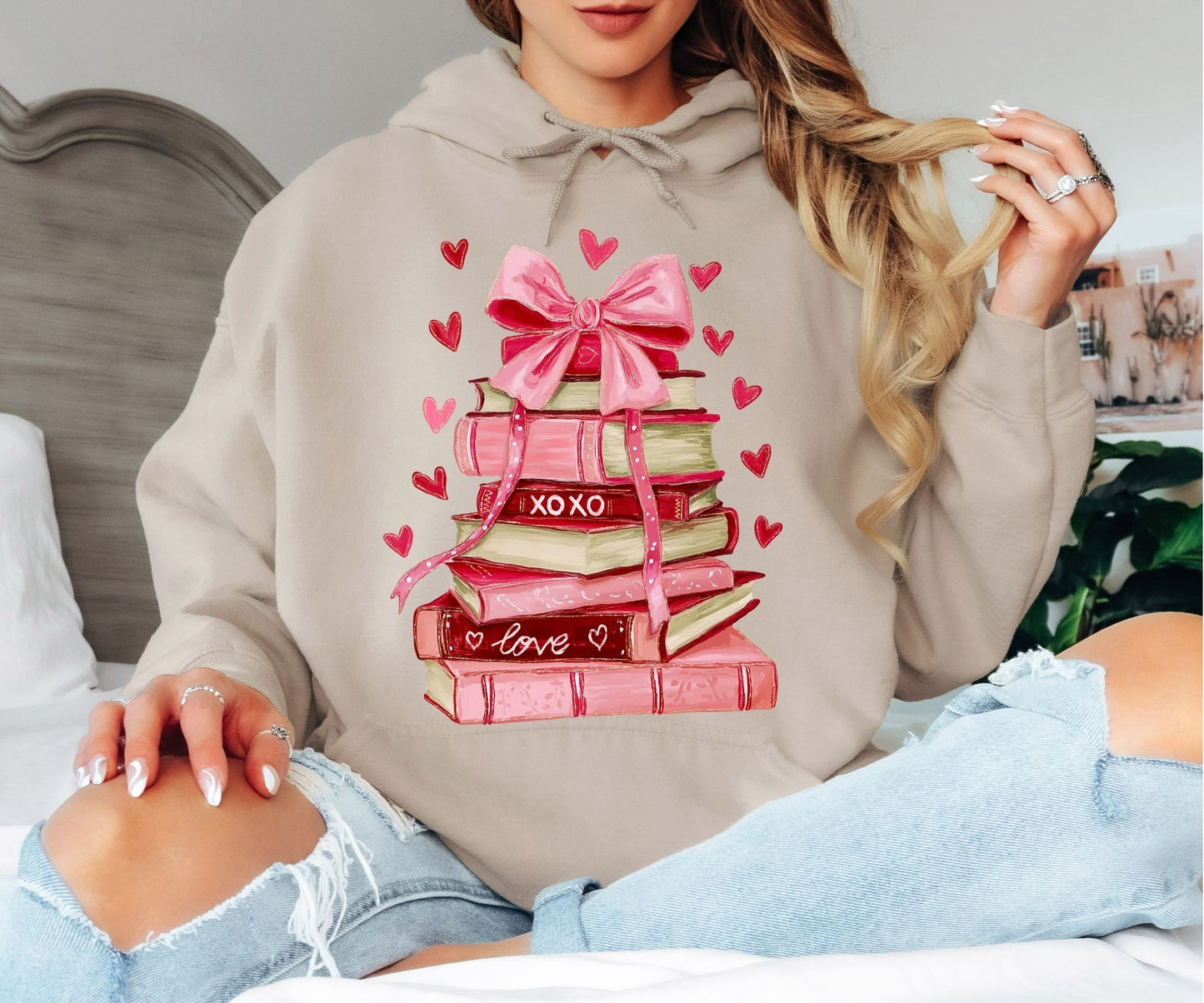 Love Vibes Valentine’s Day Hoodie