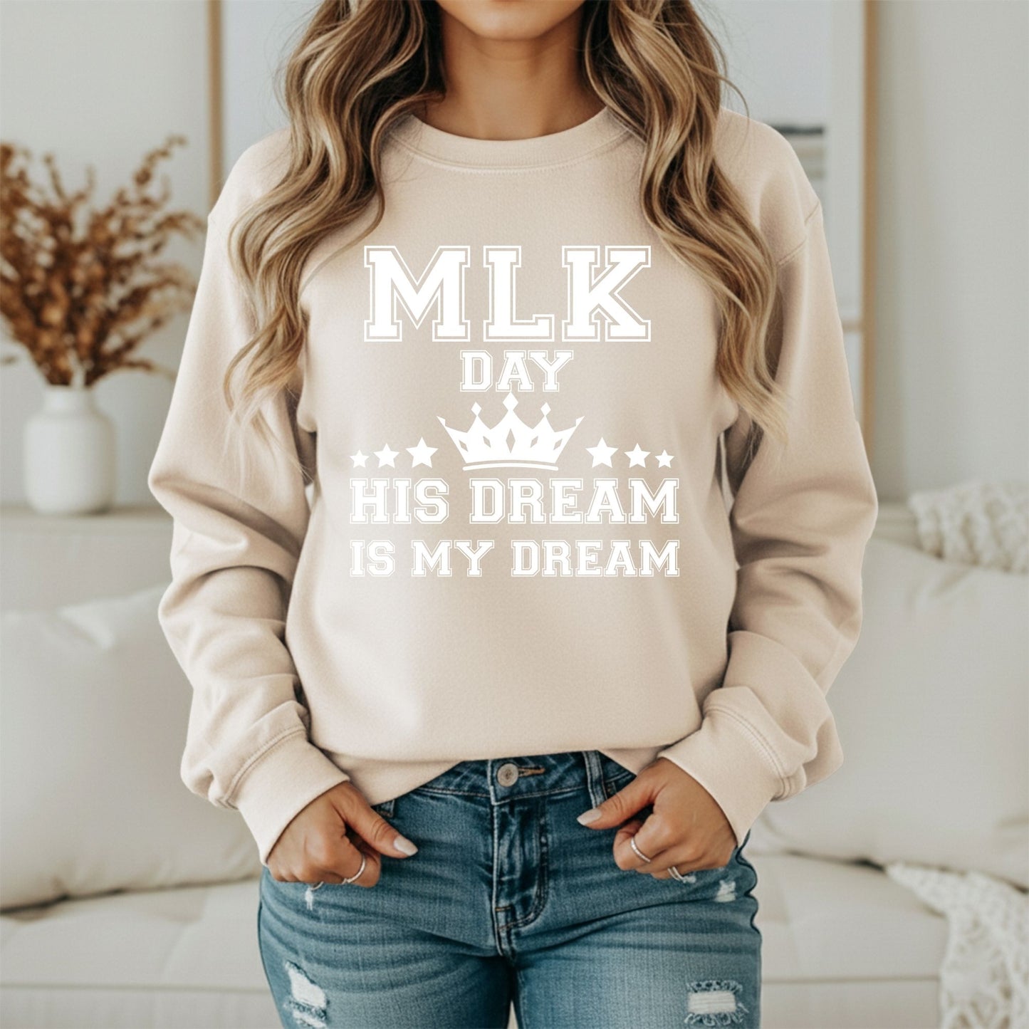 MLK Inspirational Equality Sweatshirt – Justice Statement