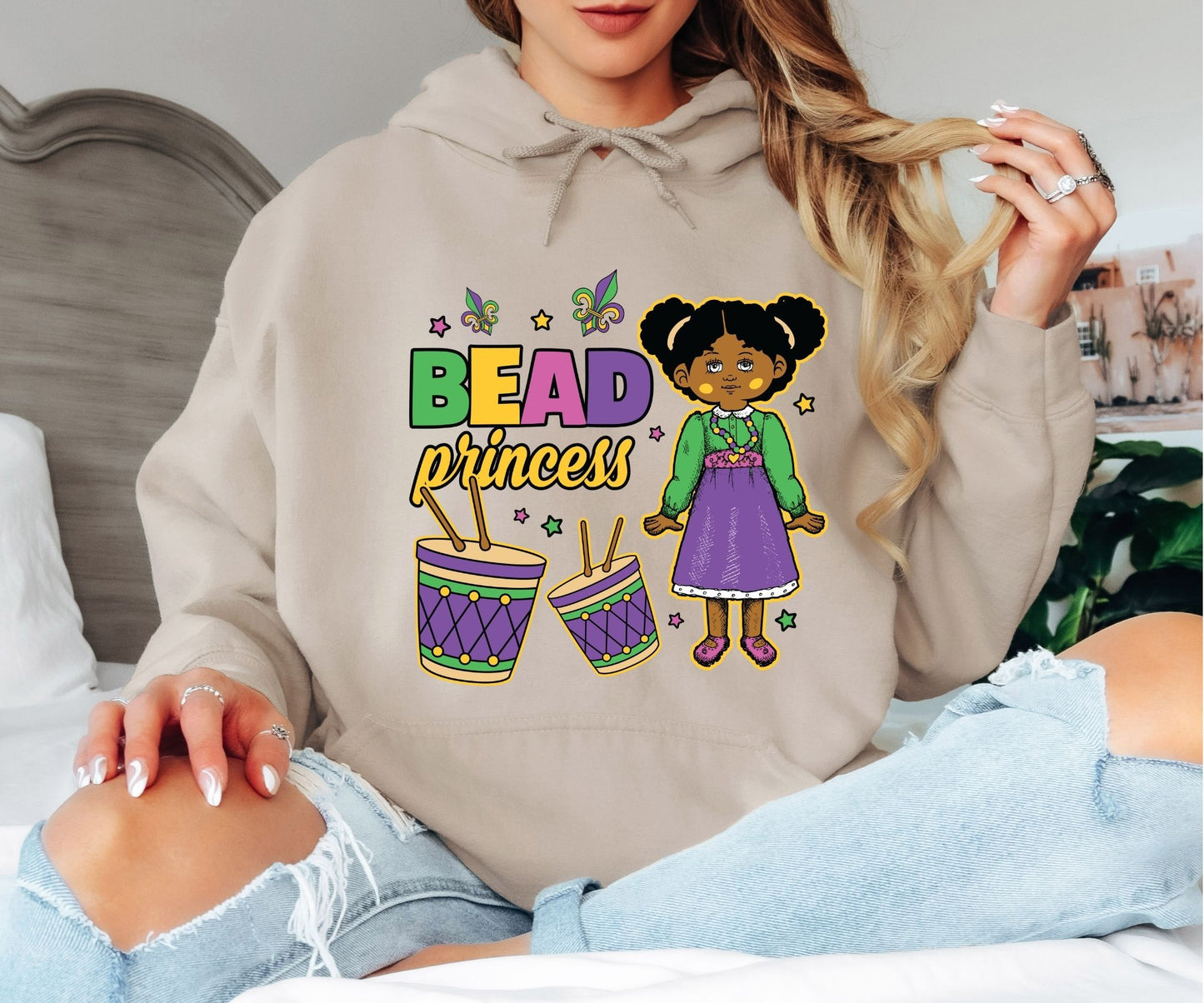 Mardi Gras Hoodie – Let the Good Times Roll Design