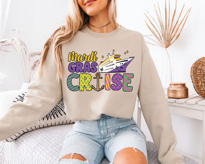 Mardi Gras Fun & Festive Crewneck