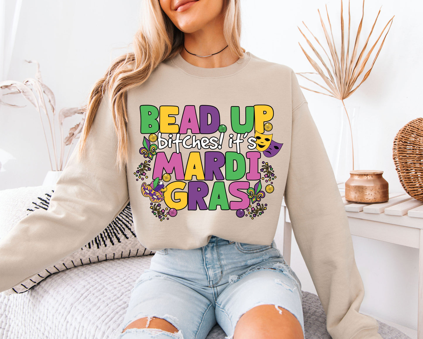 Mardi Gras Celebration Ready Sweatshirt