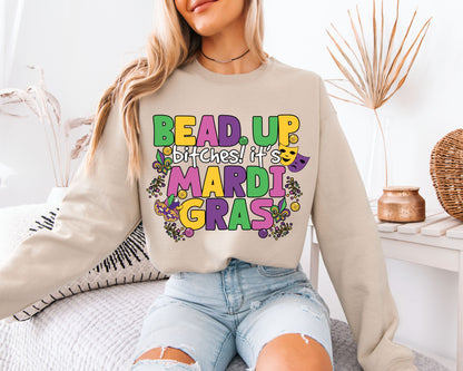 Mardi Gras Celebration Ready Sweatshirt