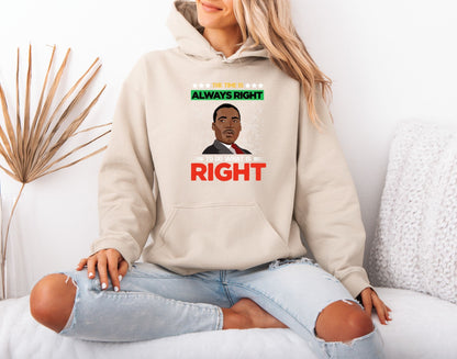 Martin Luther King Jr. Legacy Hoodie – Peace and Unity Design