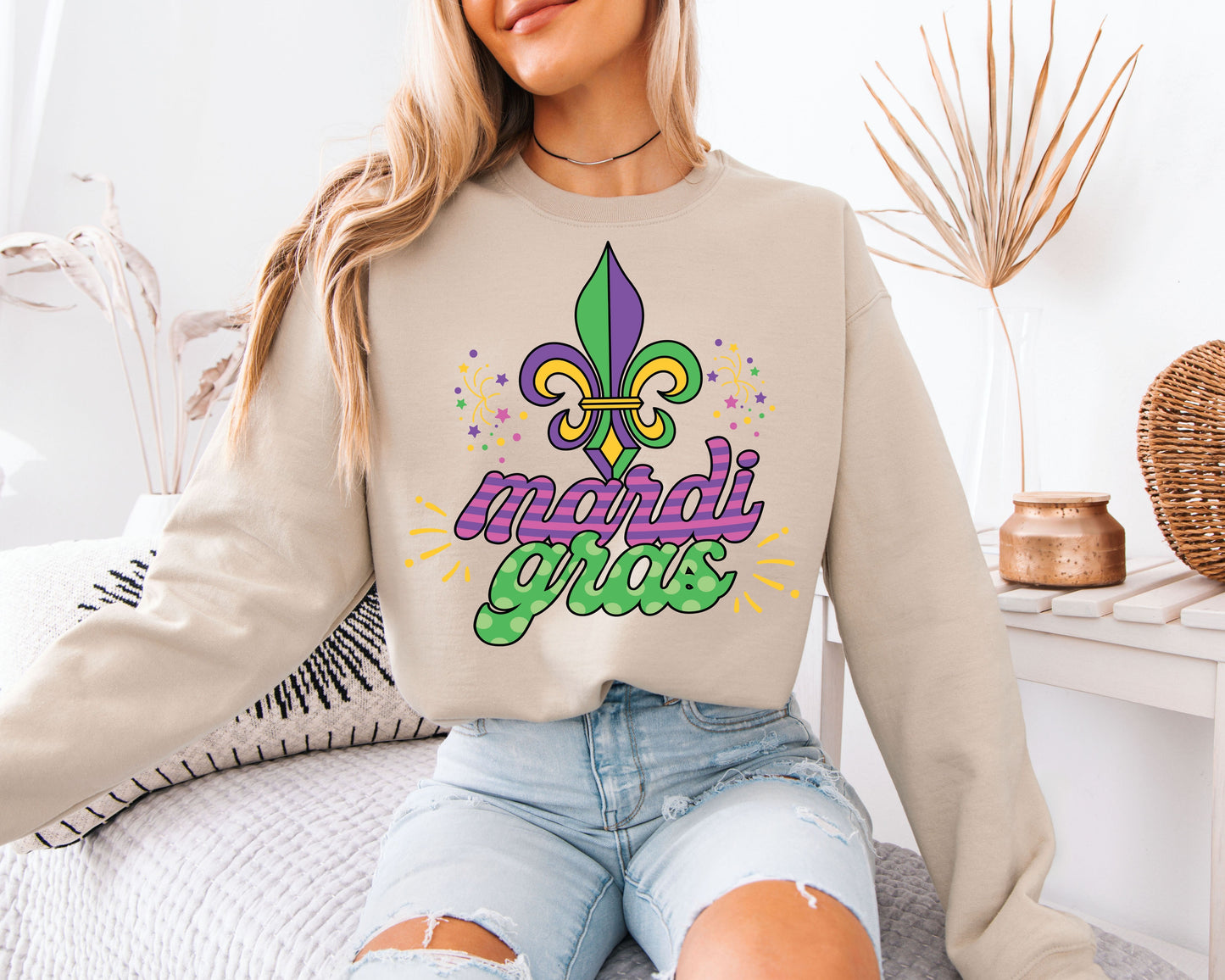 Fat Tuesday Festival Mardi Gras Sweatshirt