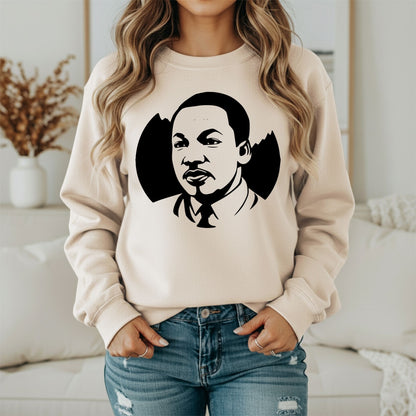Martin Luther King Jr. Legacy Sweatshirt – Peace & Unity Design