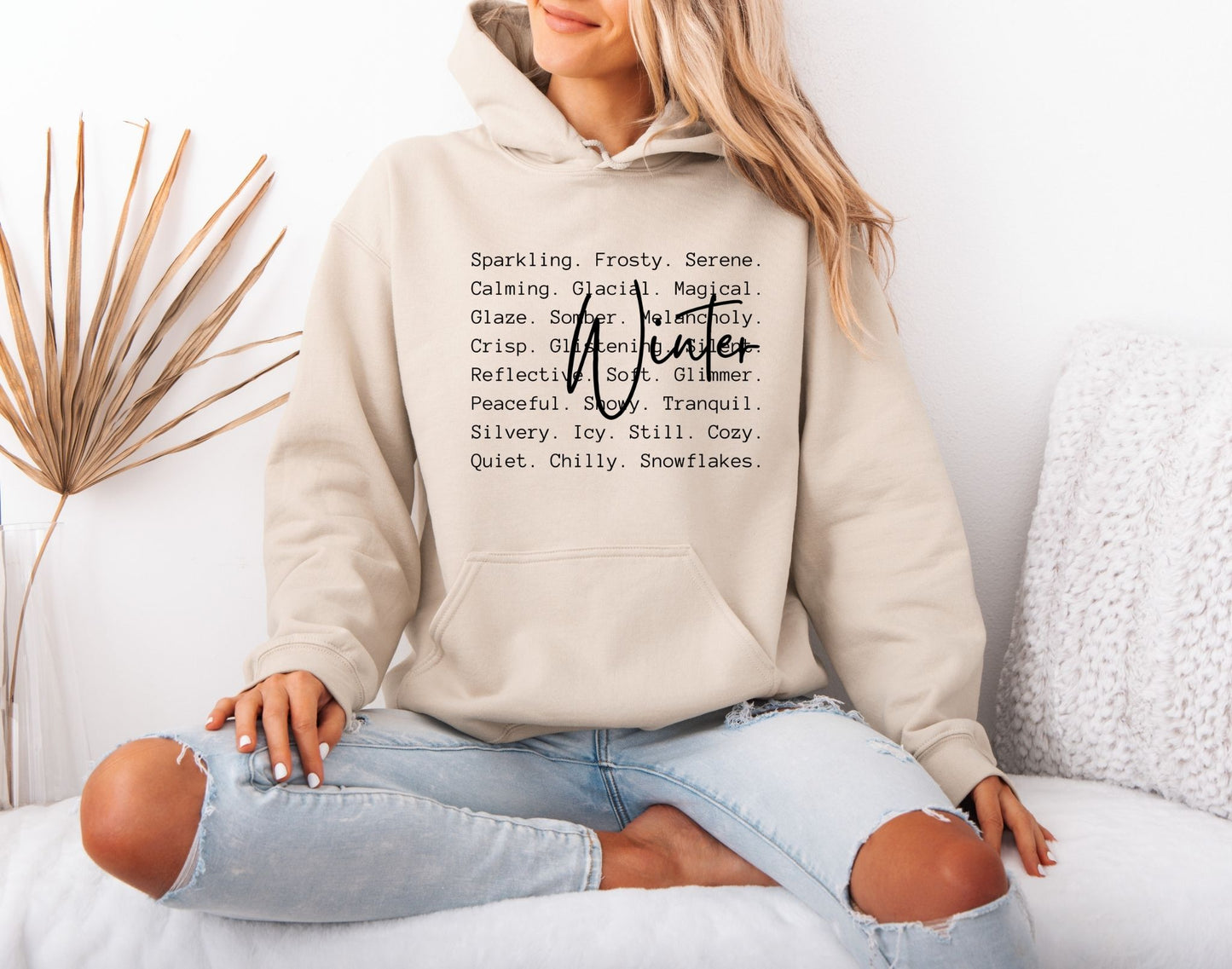 Winter Cozy Graphic Hoodie – Minimal Cold Weather Style