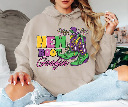 Mardi Gras Hoodie – Fun Party Graphic Pullover