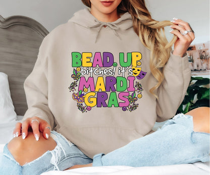 Mardi Gras Hoodie – Festival Lover Gift Idea