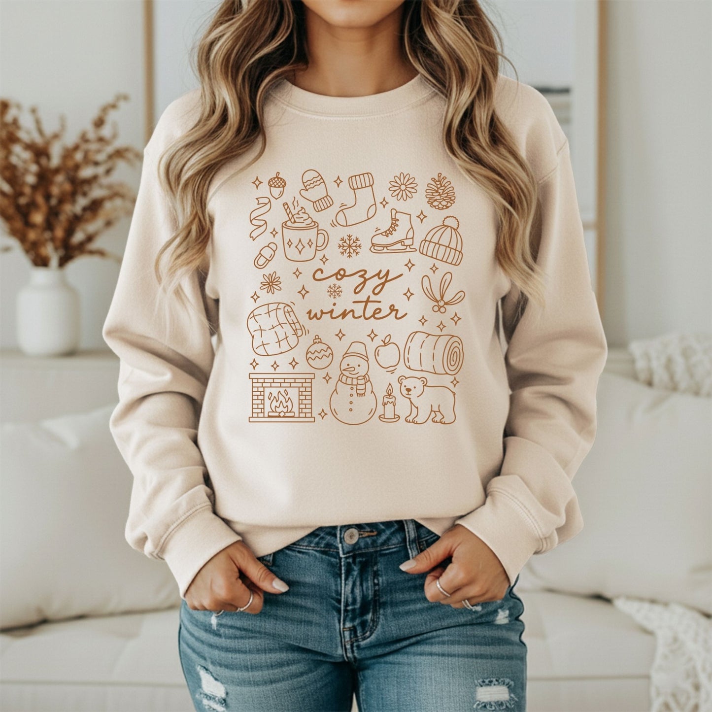 Wintertime Comfort Sweatshirt – Soft Cold Weather Wear
