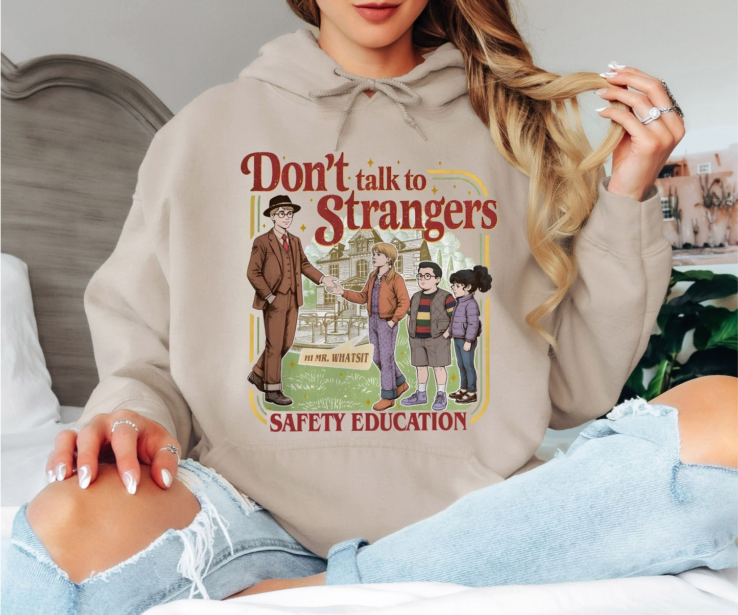 Don’t Talk to Strangers T-Shirt – Safety Education Awareness Design | Unisex