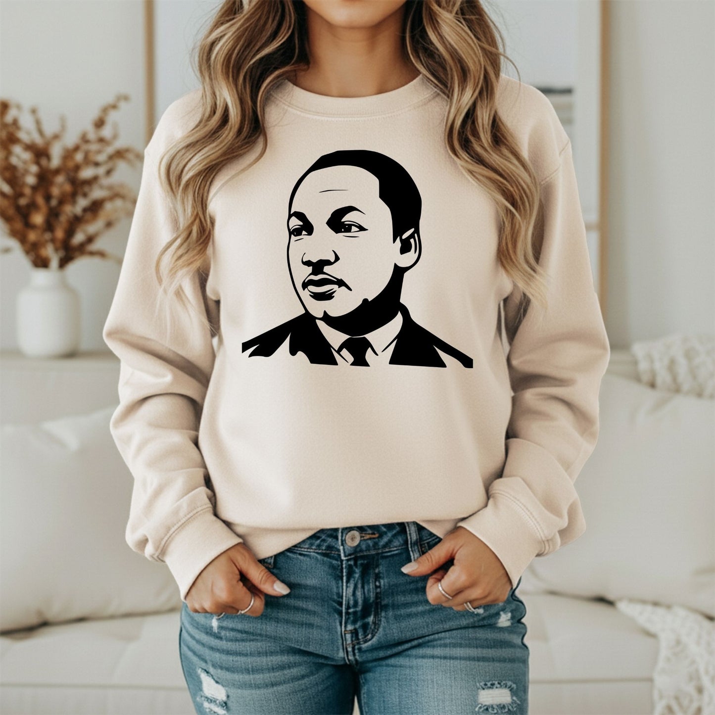 Martin Luther King Jr. Vision Sweatshirt – Justice for All Design