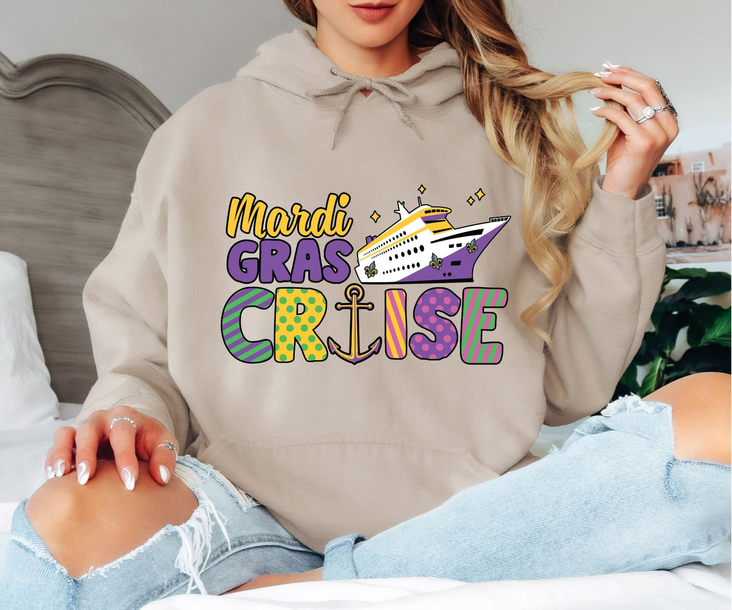 Mardi Gras Hoodie – Streetwear Festival Style