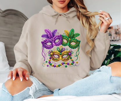 Mardi Gras Hoodie – Festival Style Pullover