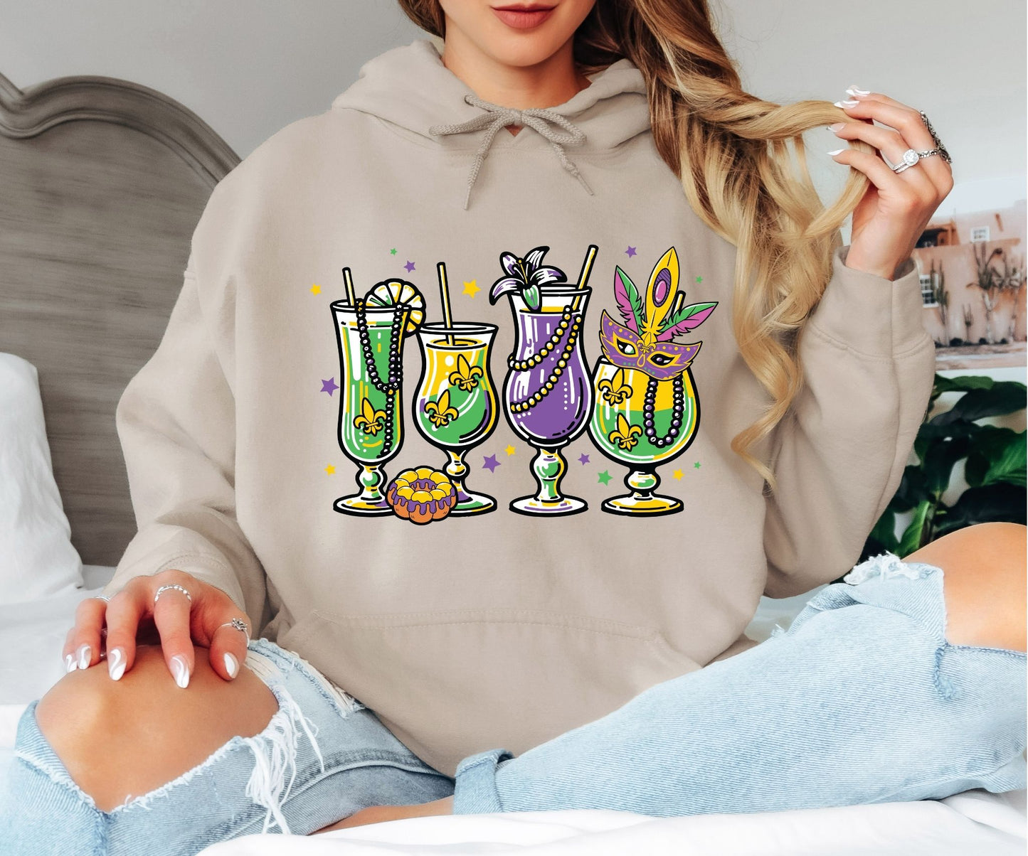 Mardi Gras Hoodie for Men and Women – Carnival Style