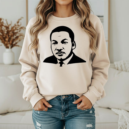MLK Stand for Justice Sweatshirt – Freedom Graphic Unisex