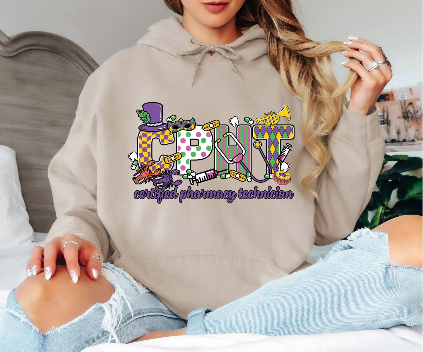 Mardi Gras Hoodie – Parade Day Pullover