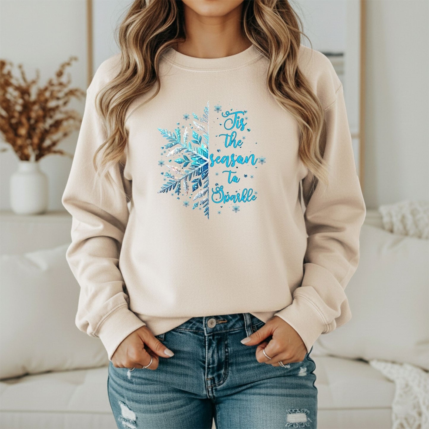 Snowy Winter Sweatshirt – Cozy Cold Season Graphic