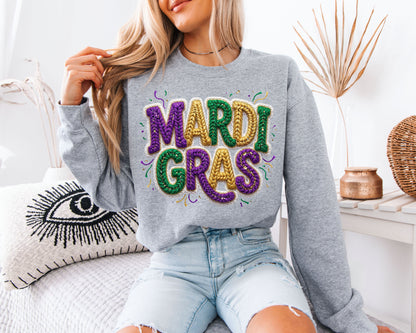 Carnival Day Essentials Mardi Gras Sweatshirt