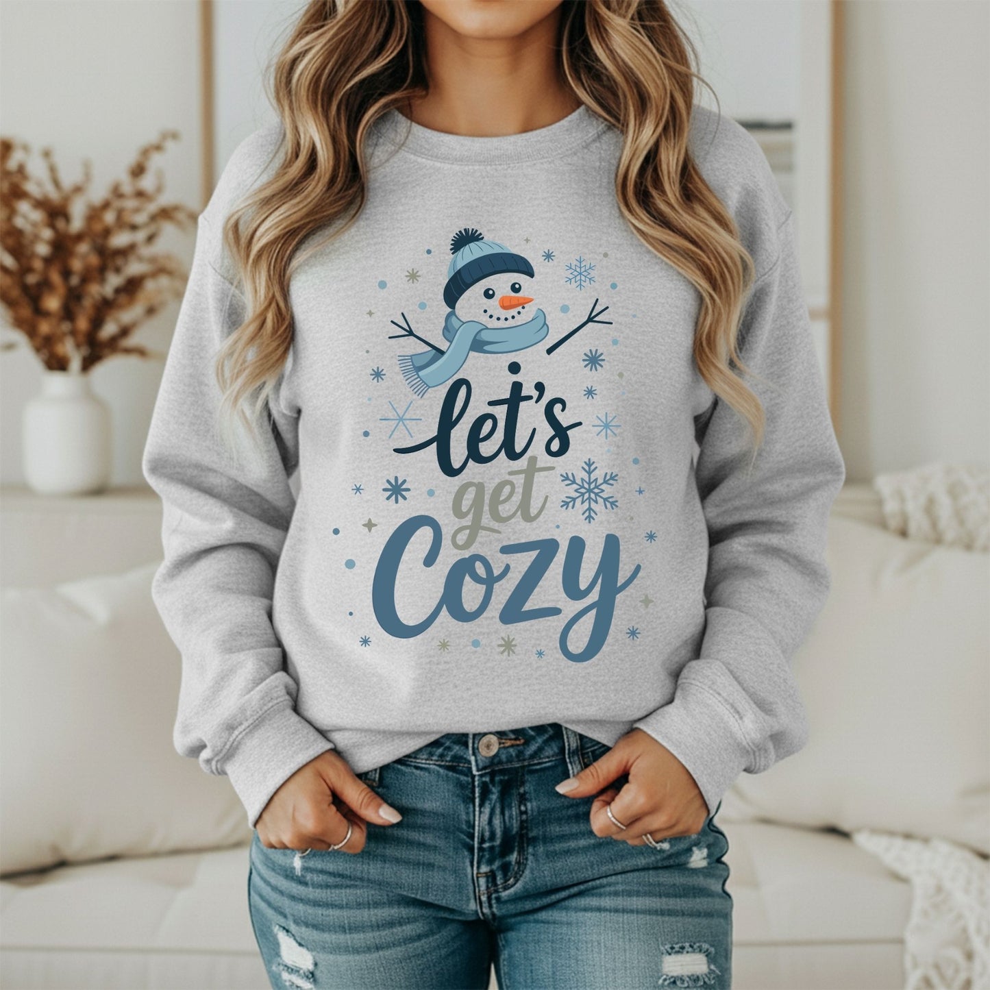Snow Season Sweatshirt – Minimal Winter Graphic Design