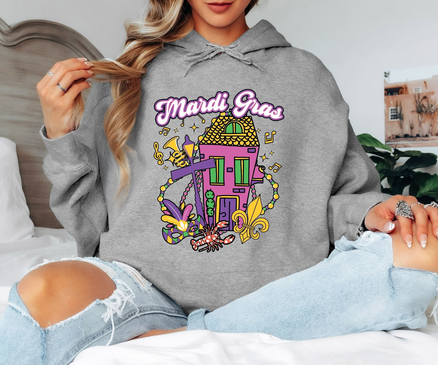 Mardi Gras Hoodie – Carnival Graphic Streetwear