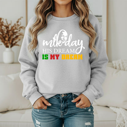 Martin Luther King Jr. Freedom Movement Sweatshirt – Inspirational Graphic