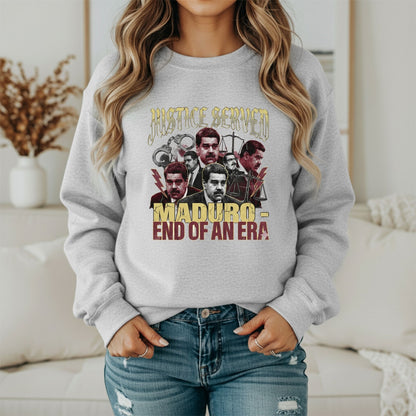 Arrest Maduro Sweatshirt – Freedom for Venezuela Political Graphic