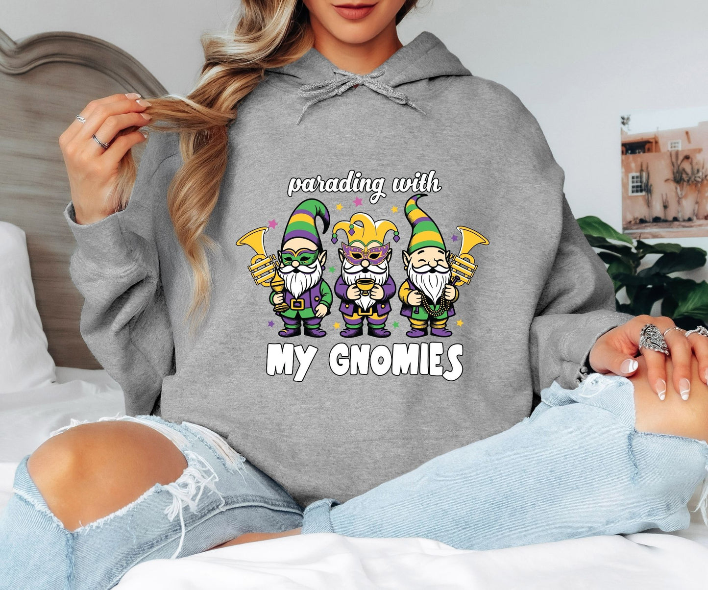 Mardi Gras Graphic Hoodie – Festival Streetwear