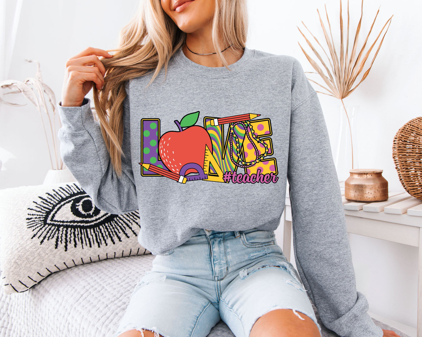 Mardi Gras Party Energy Sweatshirt