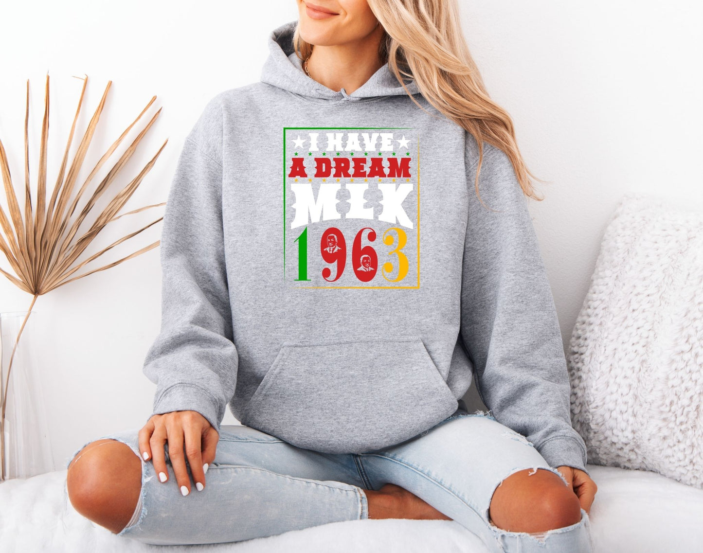 Martin Luther King Jr. Equality Hoodie – Classic Civil Rights Design