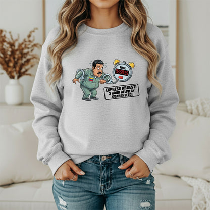 Justice for Venezuela Sweatshirt – Maduro Arrest Statement Apparel