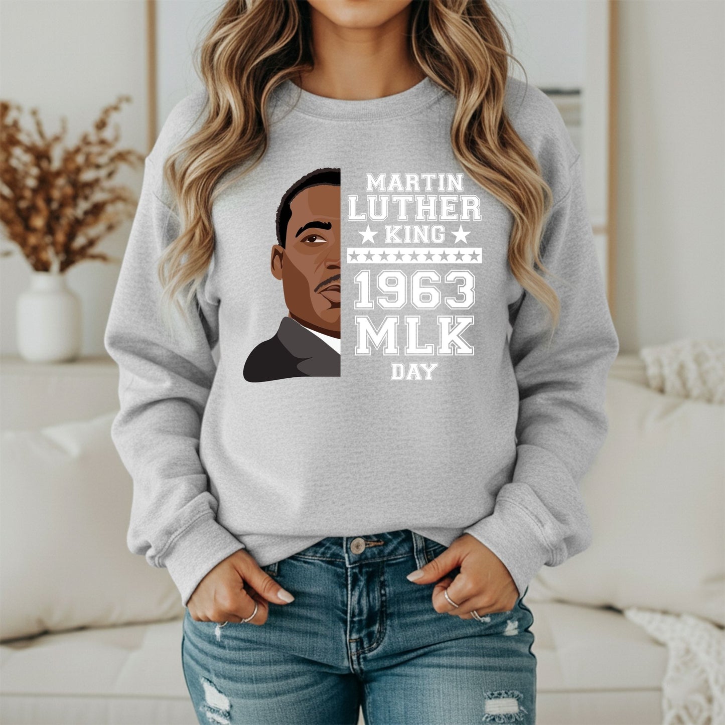 Martin Luther King Jr. Equality Symbol Sweatshirt – Inspirational Design