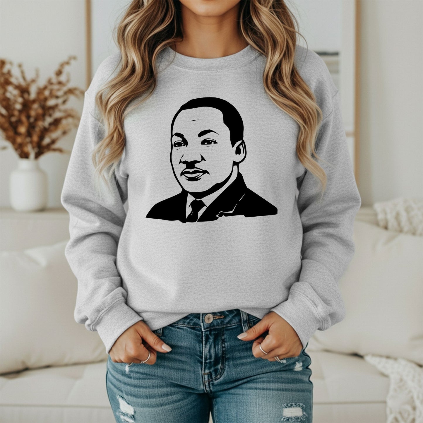 MLK Unity Sweatshirt – Civil Rights Symbol Graphic