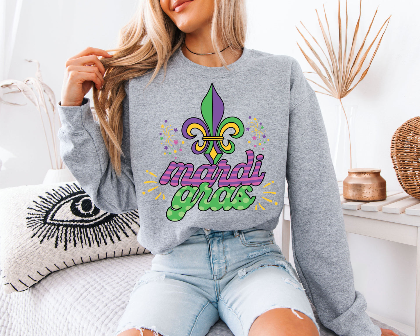 Fat Tuesday Festival Mardi Gras Sweatshirt