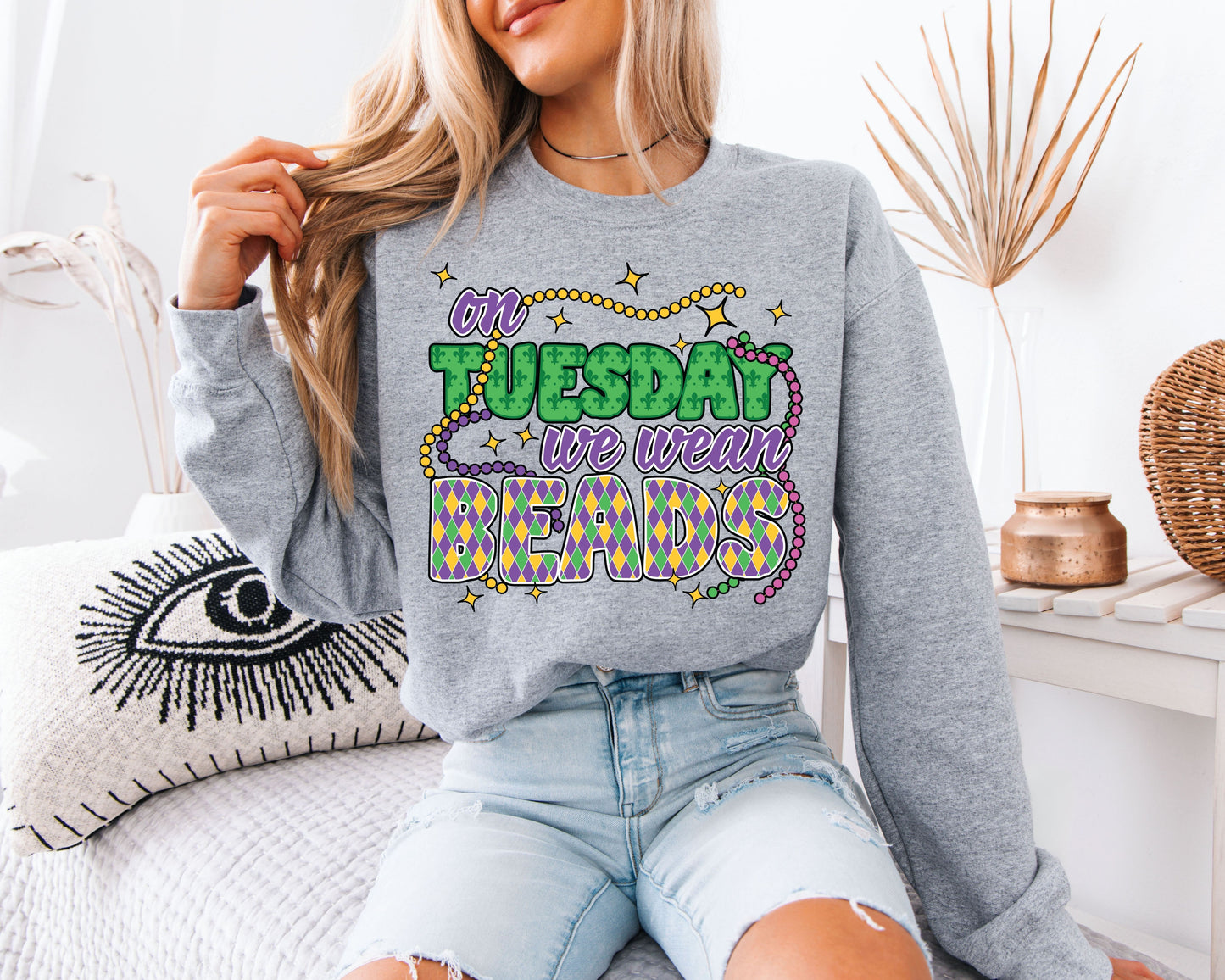 Mardi Gras Celebration Wear Sweatshirt